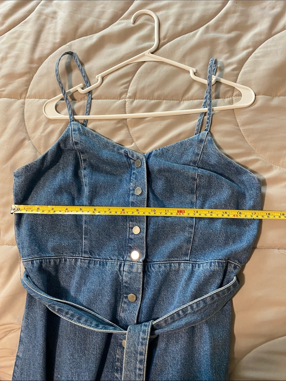 Topshop Blue Denim Dress - Picture 4 of 4